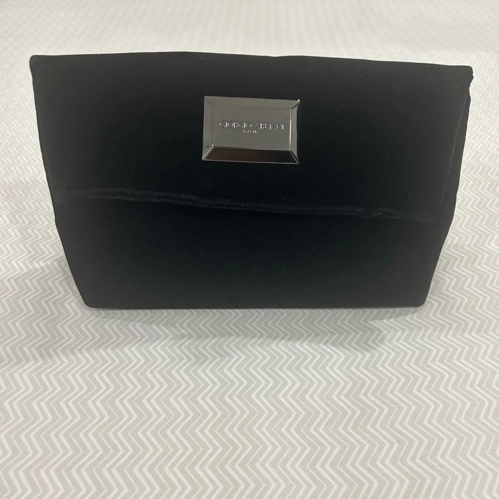 NWOT Giorgio Armani Parfums Velvet Toiletry Cosmetics Makeup Bag